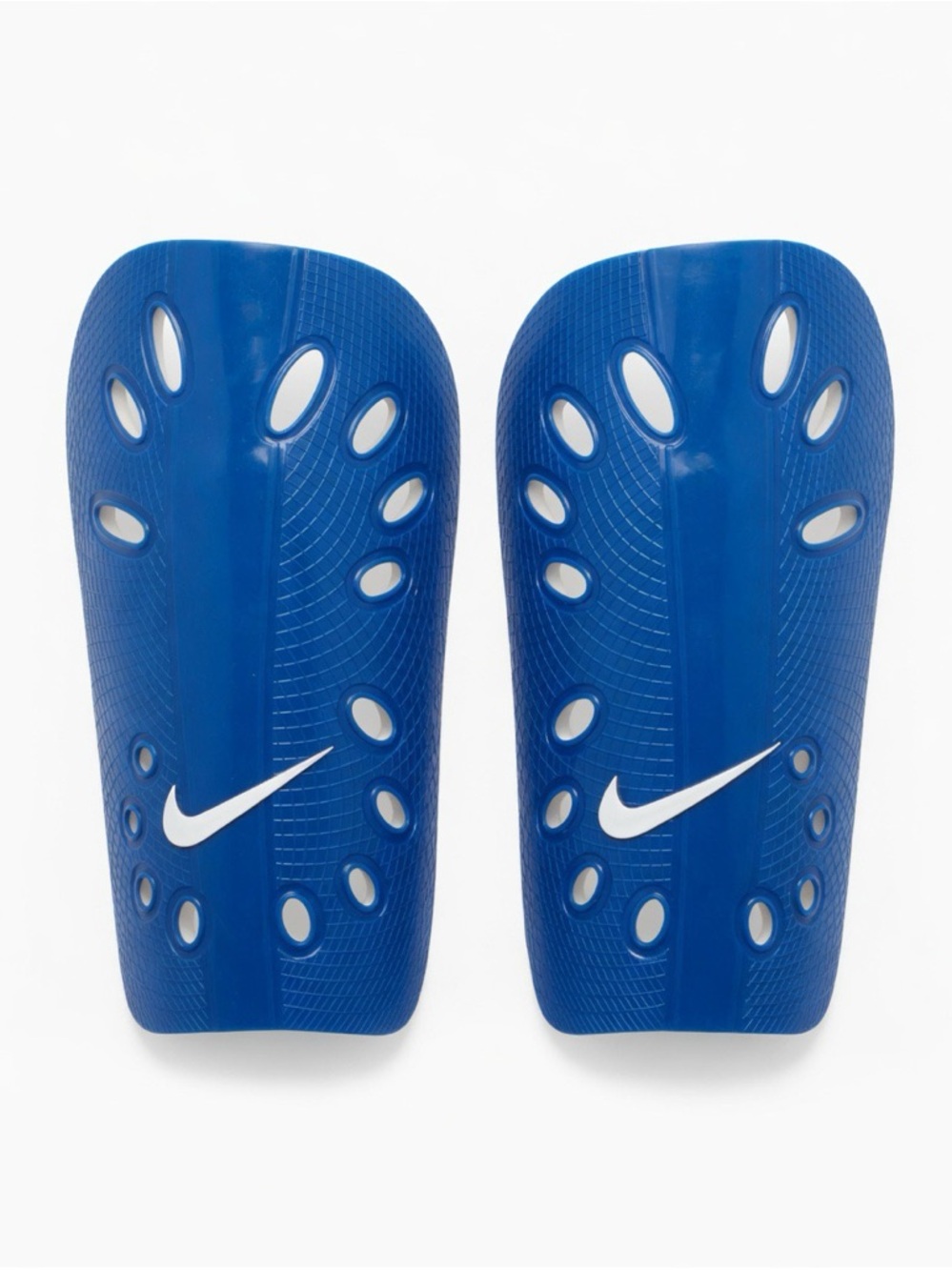 Nike Royal Blue Shin Guards with White Swoosh